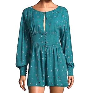 Free People Love Grows Printed Romper